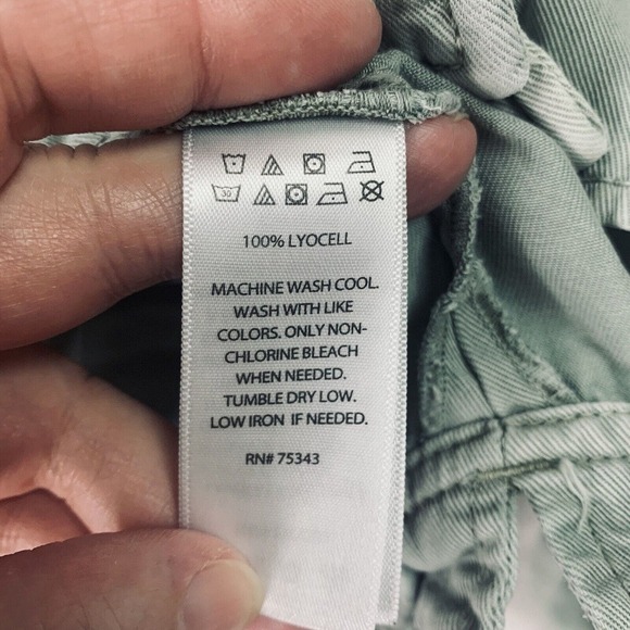 C & C California 100% Lyocell Green Button Down Shacket Womens Size XL - Picture 5 of 8